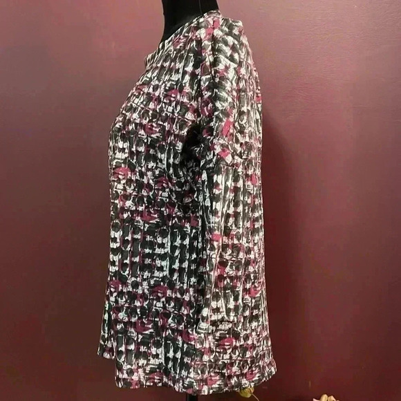 AB Studio 3/4 Sleeve Size Large Top - Picture 3 of 10